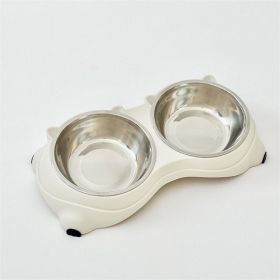 Only Self Pickup---Macaron Stainless Steel Bowl (Option: White)