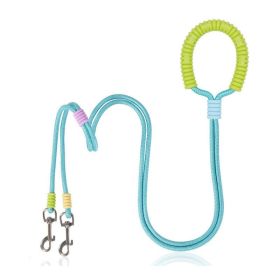 One To Two Anti-escape P-chain Dog Leash for Outdoor (Type: Dogs Leash, Color: Green)