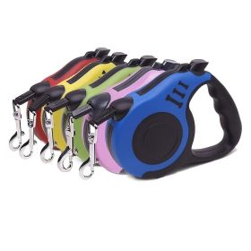 Pet Leash For Dog & Cat; Retractable Dog Leash Automatic Telescopic Tractor Dog Rope For Outdoors; dog leash (Color: Green, size: m)